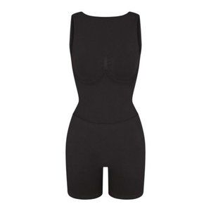 SKIMS Recycled Nylon Mid Thigh Onesie